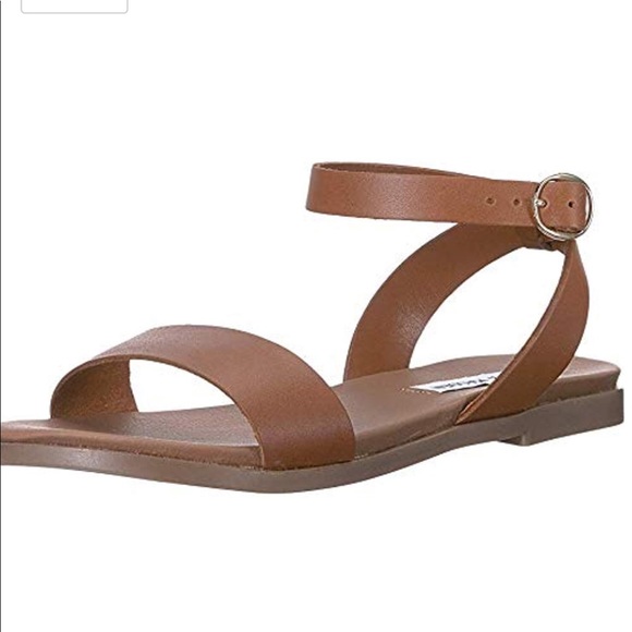 Steve Madden Shoes - NEW Steve Madden cognac leather sandals